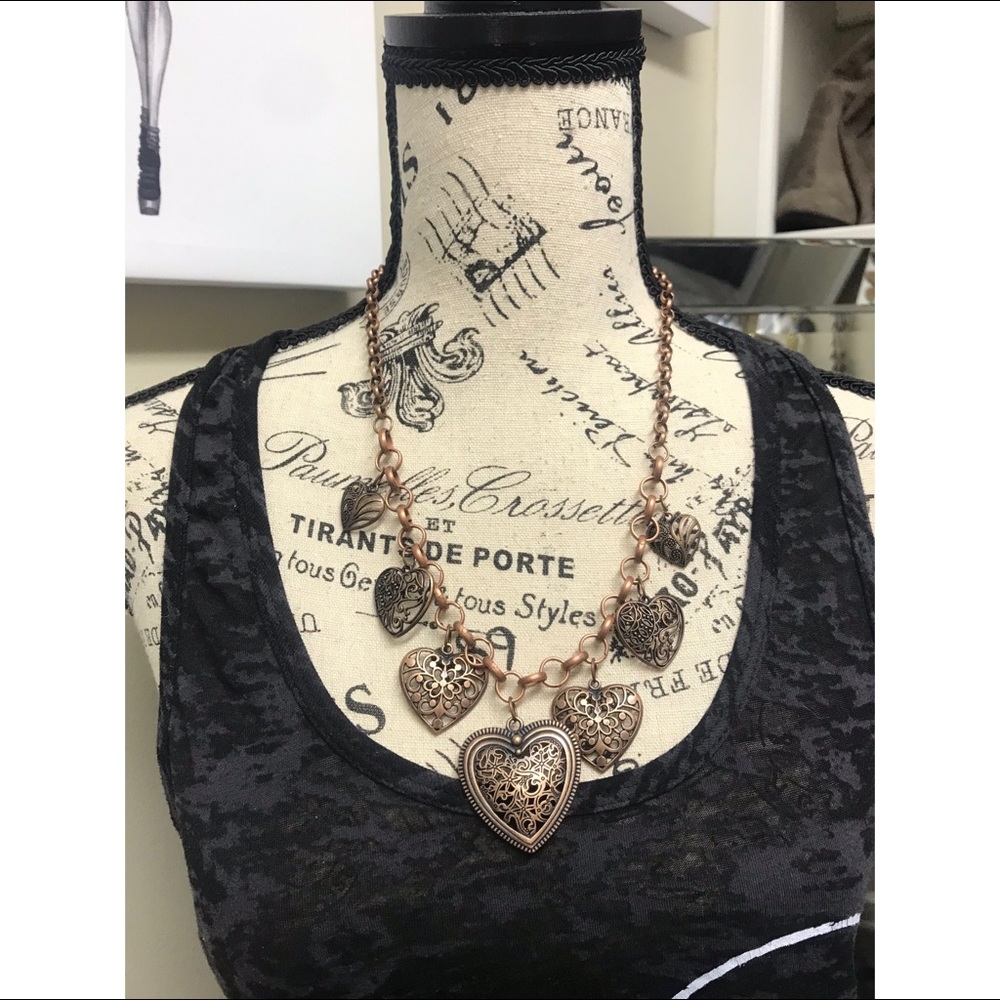 Copper Heart Necklace